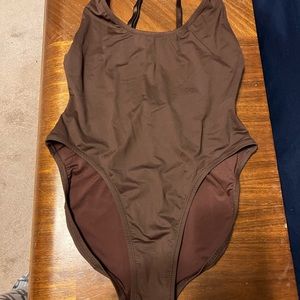 Skims swim scoop neck one piece suit